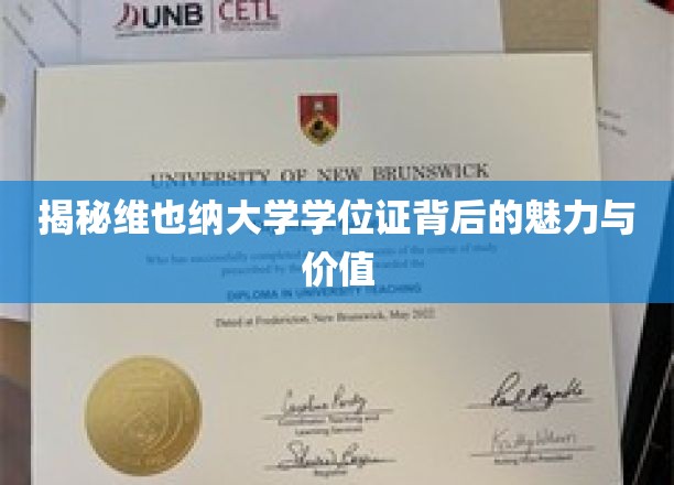 揭秘维也纳大学学位证背后的魅力与价值