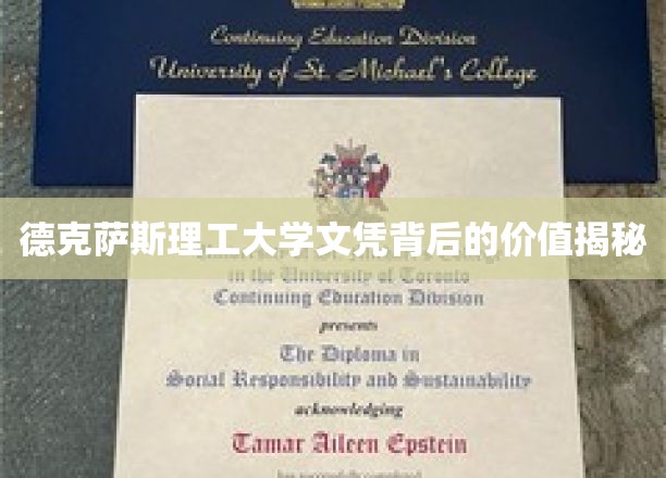 德克萨斯理工大学文凭，揭开其背后的真实价值与潜力