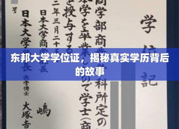 东邦大学学位证，揭秘真实学历背后的故事
