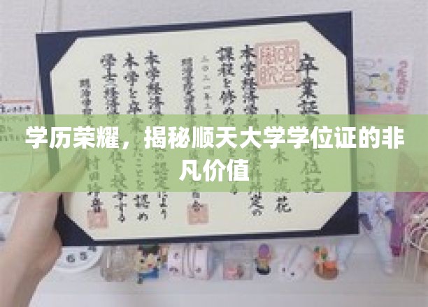学位光芒，顺天大学学位证背后的不凡魅力