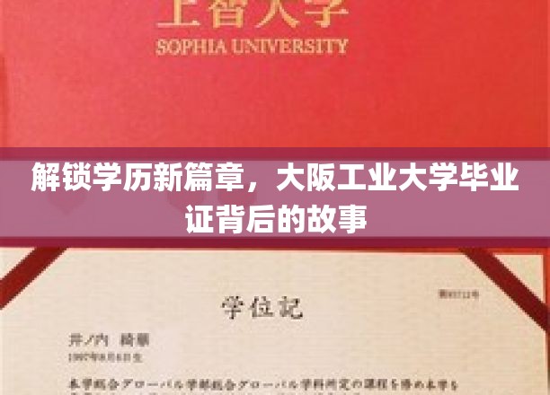揭秘学历新高度，大阪工业大学毕业证的非凡之路