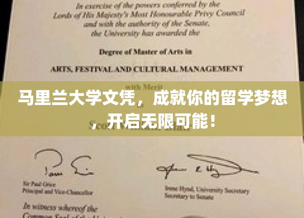 马里兰大学文凭助力梦想启航，开启留学新篇章！