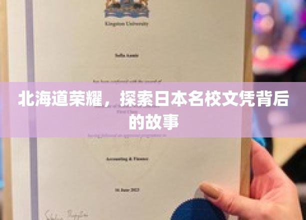 北海道之光，揭秘日本名校文凭背后的传奇历程