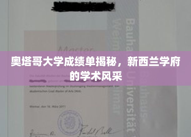 奥塔哥大学成绩单揭秘，新西兰学府的学术风采