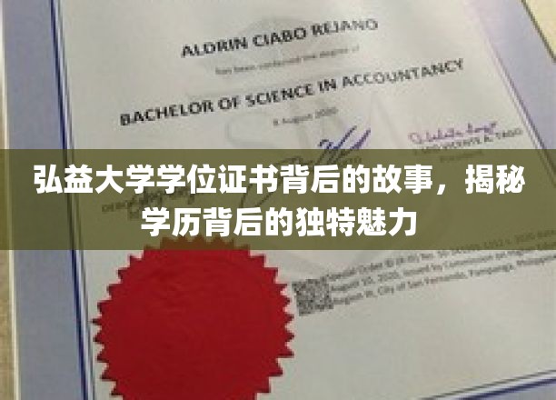 弘益大学学位证书背后的故事，揭开学历独特魅力的神秘面纱