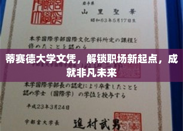蒂赛德大学文凭助你跃升职场新阶层，开启非凡事业之旅