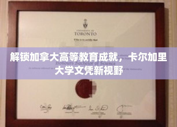 卡尔加里大学，开启加拿大高等教育新篇章
