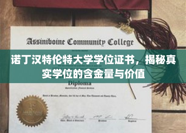 诺丁汉特伦特大学学位证书，揭示真实学位的含金量与价值