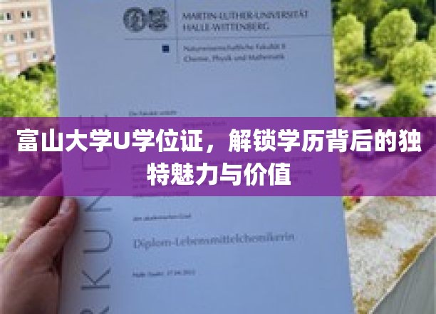 富山大学U学位证，揭示学历背后的独特魅力与价值