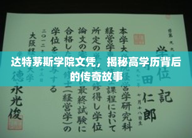 达特茅斯精英，文凭背后的不凡传奇之旅