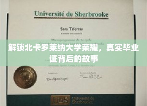 解锁北卡罗莱纳大学荣耀，真实毕业证背后的故事