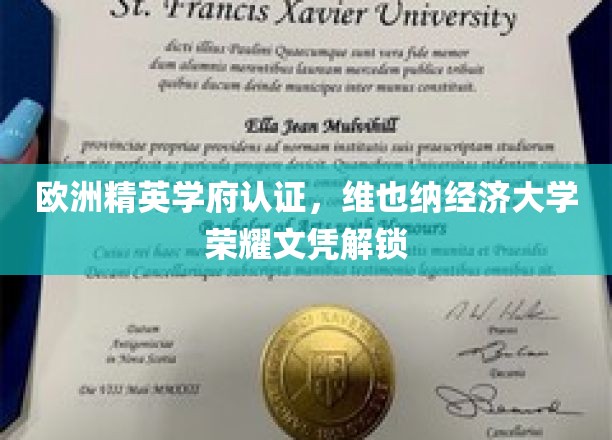 维也纳经济大学荣耀开启，欧洲精英学府认证，梦想文凭一触即发