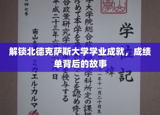 解锁北德克萨斯大学学业成就，成绩单背后的故事