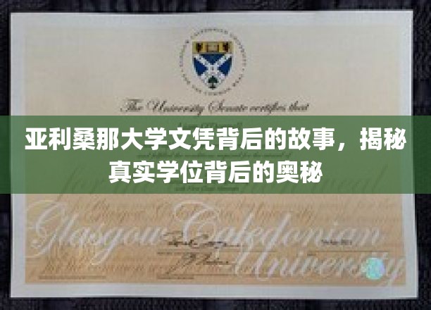 解码亚利桑那大学文凭，探寻学位背后的非凡历程
