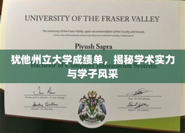 犹他州立大学成绩单，映照学术辉煌与学子风采的窗口