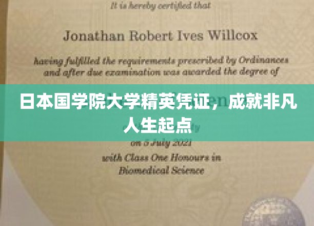 国学院精英之路，日本国学院大学，开启非凡人生新篇章