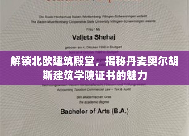 探寻丹麦奥尔胡斯建筑学院证书背后的北欧建筑精髓