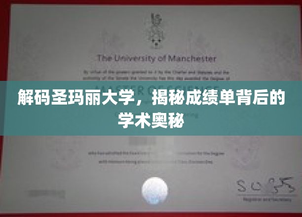探寻圣玛丽大学，揭开成绩单的学术面纱