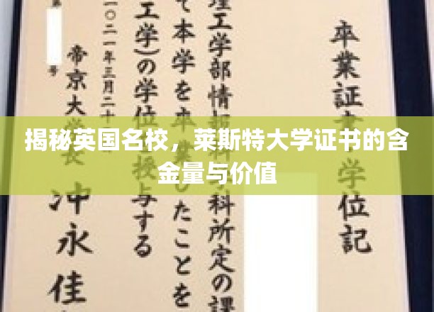 英国莱斯特大学证书，深度解析其价值与认可度
