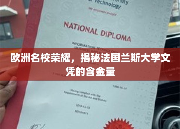 探寻欧洲教育瑰宝，法国兰斯大学文凭的非凡价值