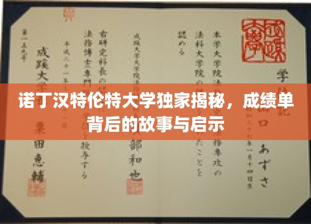 解锁成绩单密码，诺丁汉特伦特大学揭秘教育背后的智慧与启示