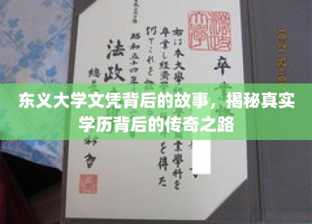 东义大学文凭，一段不凡学历传奇的幕后篇章
