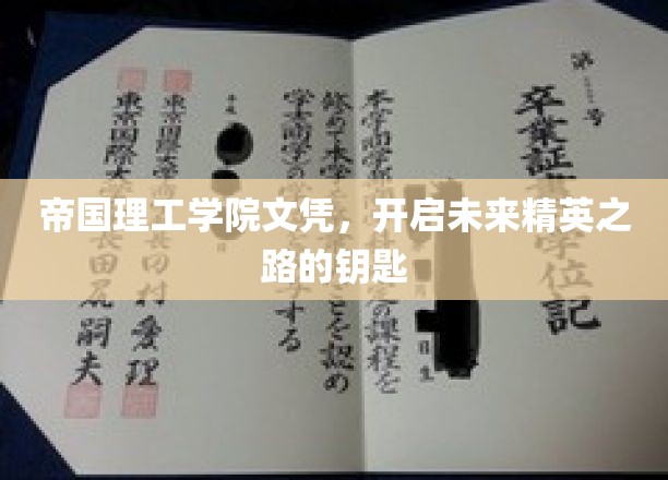 帝国理工学院文凭，解锁未来精英梦想的金钥匙