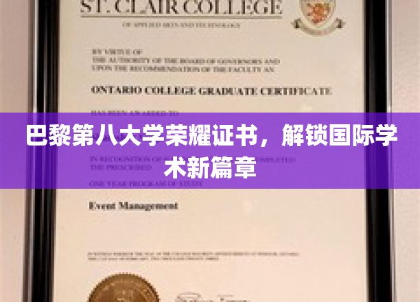 巴黎第八大学卓越荣耀，引领全球学术新里程