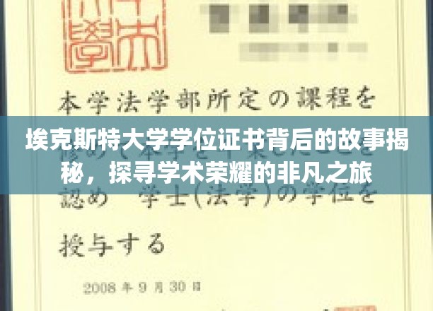 解锁埃克斯特荣耀，一纸学位背后的非凡学术征途