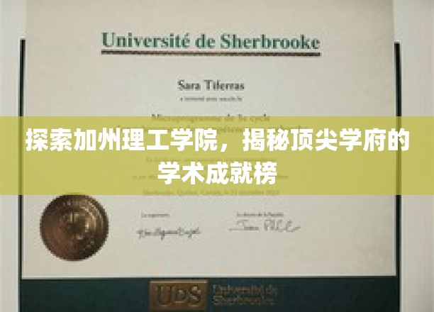 解码加州理工，探寻学术殿堂的璀璨星辉