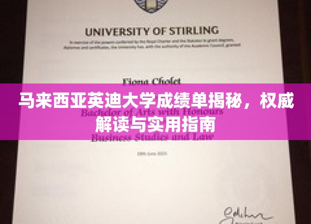解码马来西亚英迪大学成绩单，深度解析与实用攻略