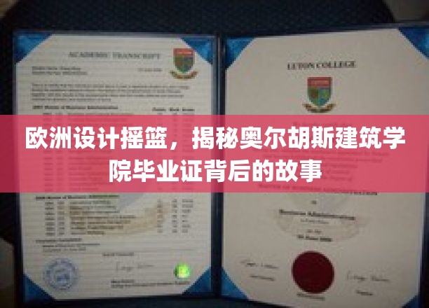 解锁北欧建筑灵魂，奥尔胡斯学院毕业证书的非凡旅程