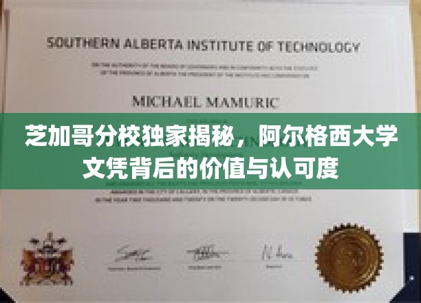 芝加哥分校独家揭秘，阿尔格西大学文凭背后的价值与认可度