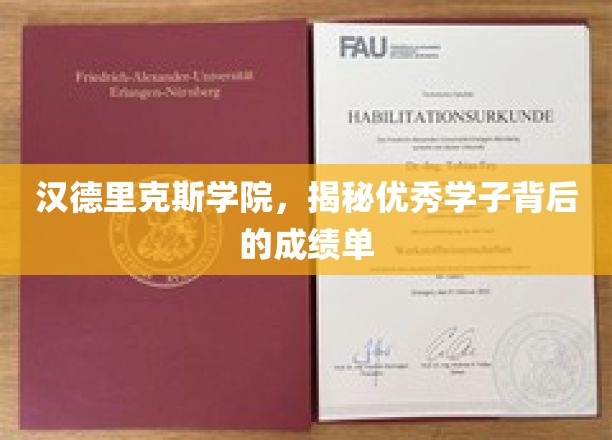 汉德里克斯学院，揭秘优秀学子背后的成绩单