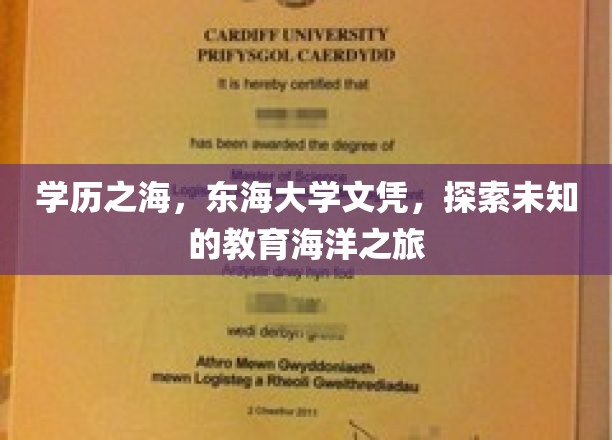 文凭航程，东海大学之旅，揭秘学历海洋的奥秘与奇遇