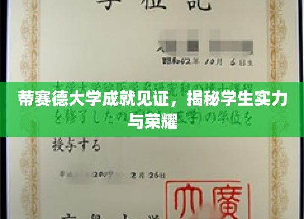 蒂赛德大学成就见证，揭秘学生实力与荣耀