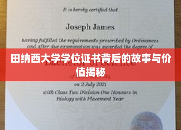 探寻田纳西大学学位证书的传奇故事与珍贵内涵