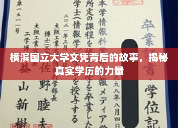 横滨国立大学文凭背后的故事，揭秘真实学历的力量