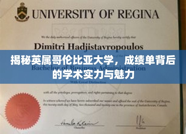 英属哥伦比亚大学，揭秘成绩单背后的学术实力与独特魅力
