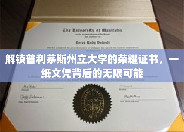 普利茅斯州立大学荣耀证书揭秘，探索文凭背后的璀璨未来