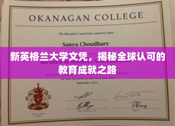 新英格兰大学文凭，揭秘全球认可的教育成就之路