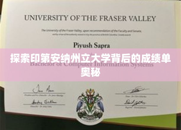 揭开印第安纳州立大学卓越成就的神秘面纱