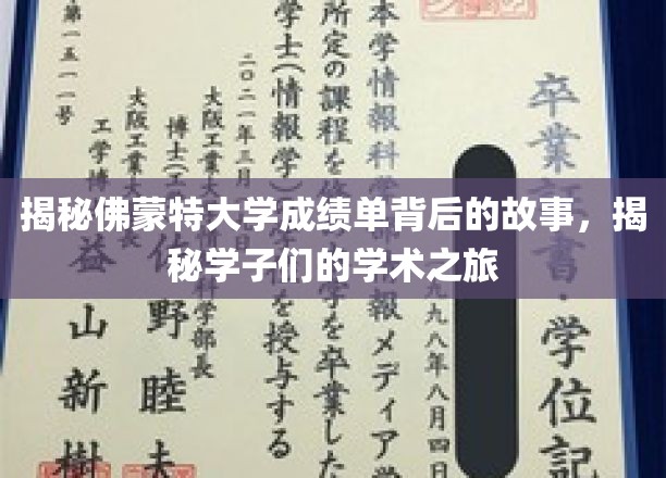 揭秘佛蒙特大学成绩单背后的故事，揭秘学子们的学术之旅