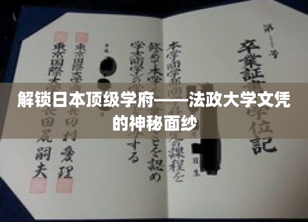 揭开法政大学学位的传奇魅力