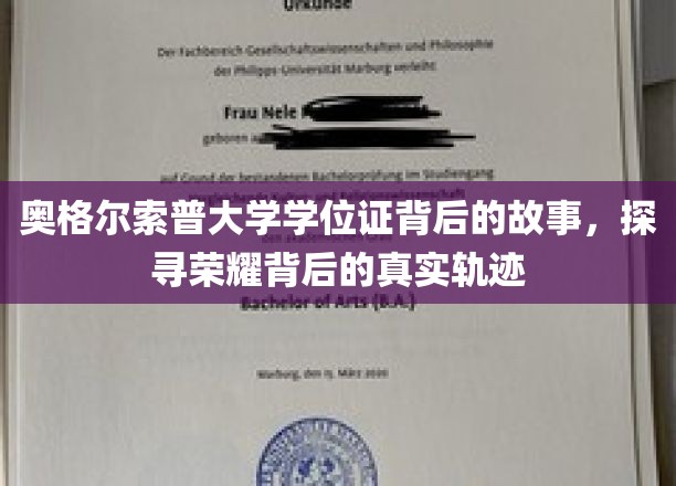 奥格尔索普大学学位证背后的故事，探寻荣耀背后的真实轨迹