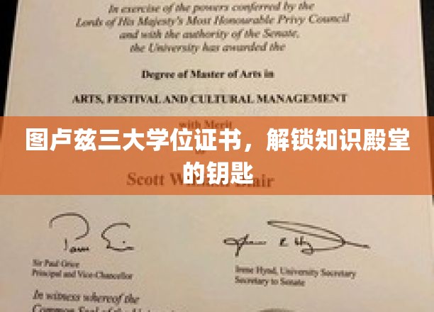 解锁知识宝库的图卢兹三大学位证书钥匙