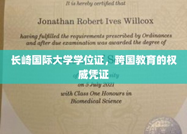 长崎国际大学学位证，跨国教育的权威凭证