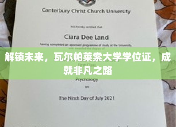 瓦尔帕莱索大学学位新篇章，开启非凡人生之旅