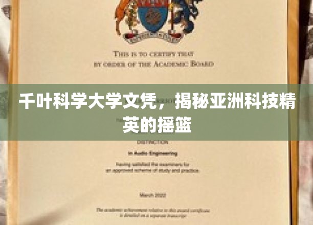 千叶科学大学文凭，揭秘亚洲科技精英的摇篮