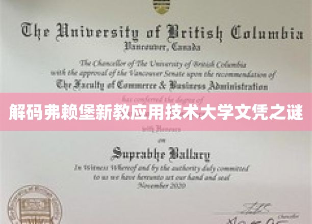 解码弗赖堡新教应用技术大学文凭之谜